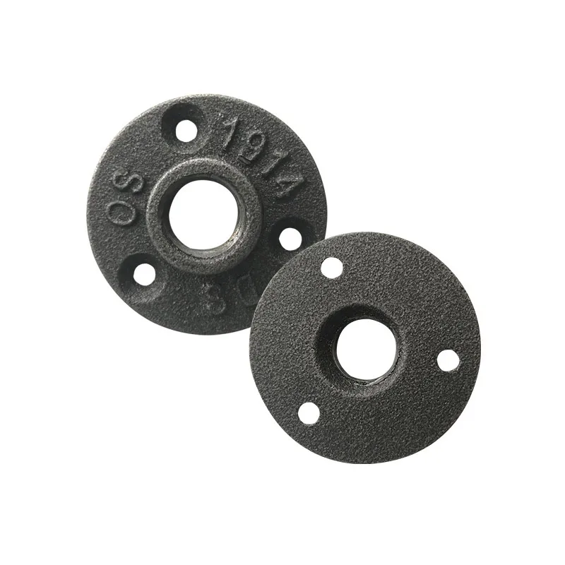 1 ''/1/2'' 3/4 ''декоративный настенный фланец из ковкого чугуна фитинги для