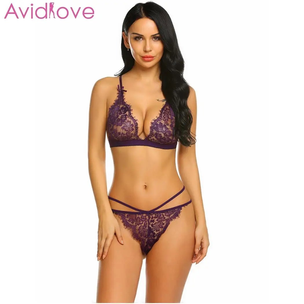 Комплект сексуального нижнего белья Avidlove одежда для сна эротическое белье
