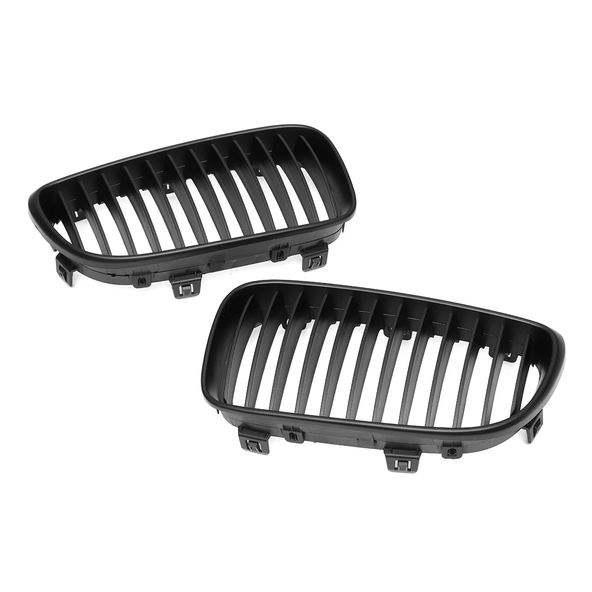 Для BMW 1 серия E81 E82 E87 E88 2d 4d 2007 2008 2009 2010 2011 2012 2013 пара ABS матовая блестящая черная