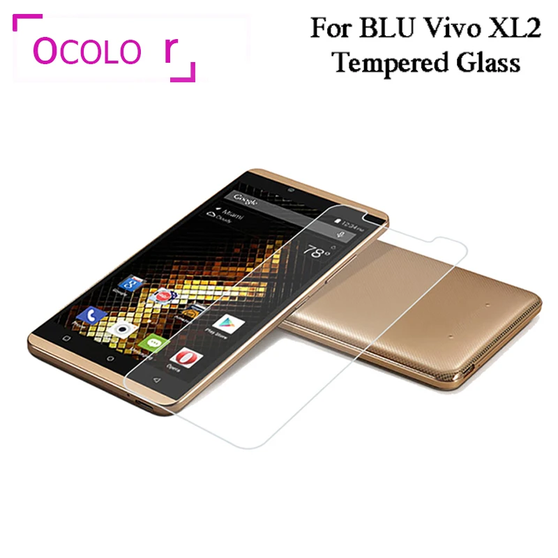 Закаленное стекло ocolor для BLU Vivo XL2 Защитная пленка экрана Противоударная сменная