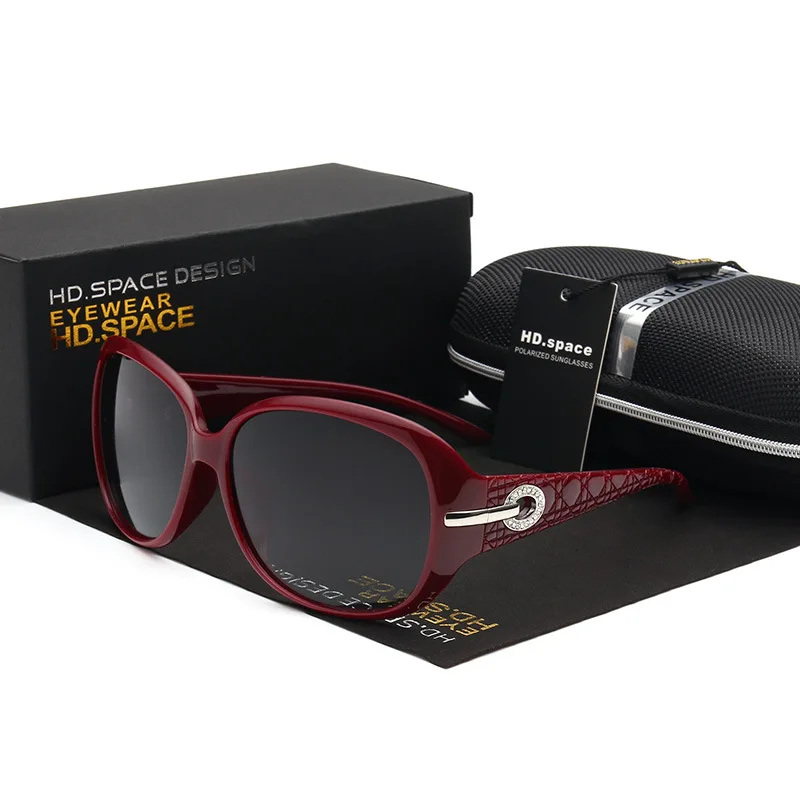 HD.SPACE 2017 Brand Women's Retro Polarized Sunglasses Driving Mirror Glasses for Women Sun glasses Uv400 Аксессуары для