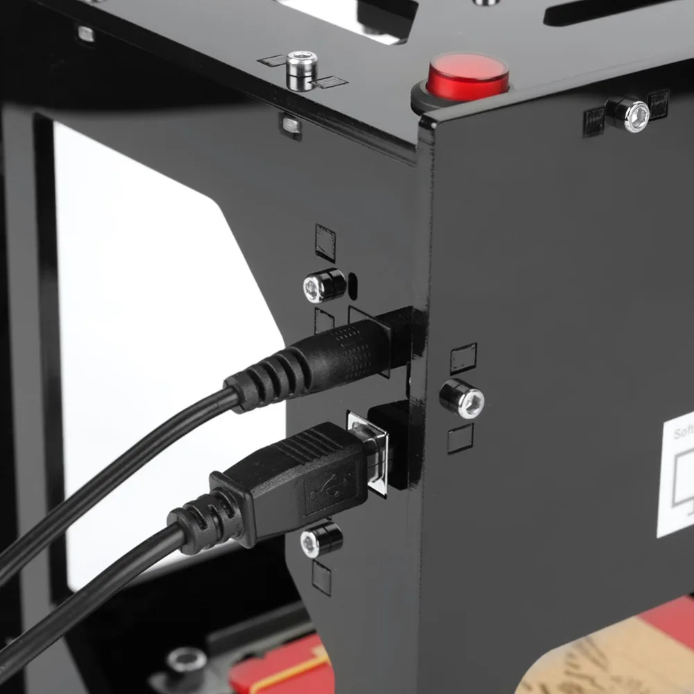 DK 8 KZ 1000 мВт USB2.0 гравировальный станок 490x490px автоматический DIY Лазерный гравер для