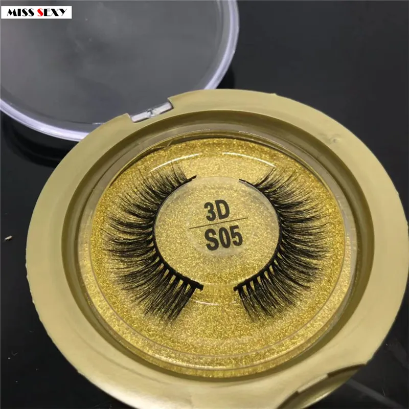 Misssexy lash натуральные 3D норковые накладные ресницы толстые Искусственные ручной