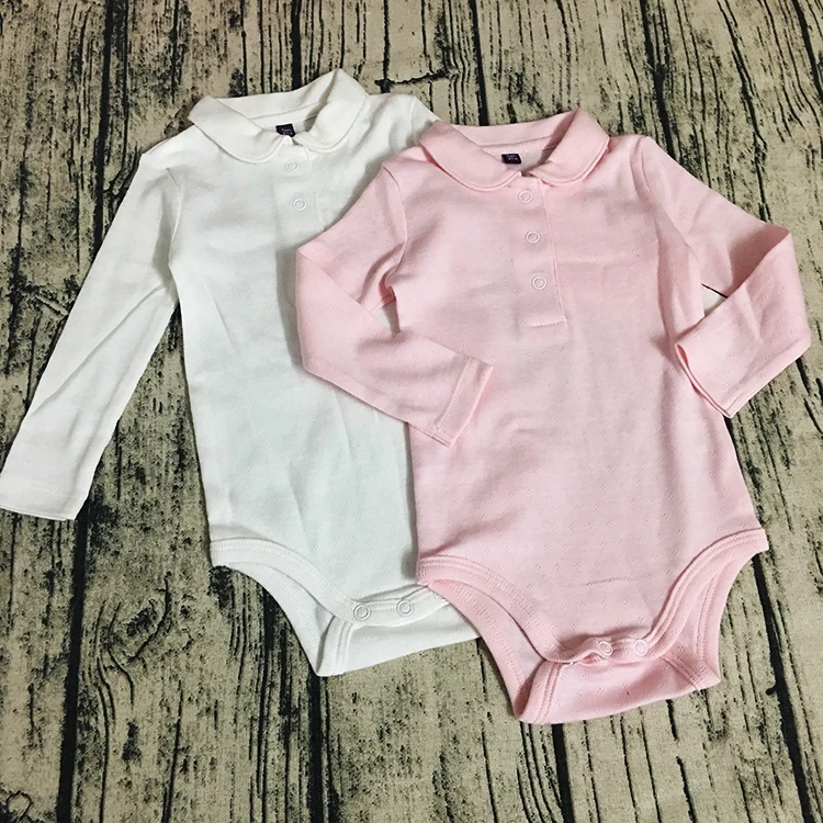 

A Orange Home Girl Baby Baby Newborn Pure Cotton Hollow Out Comfortable Solid Color Lapel Triangle Ha Climb Package Fart.