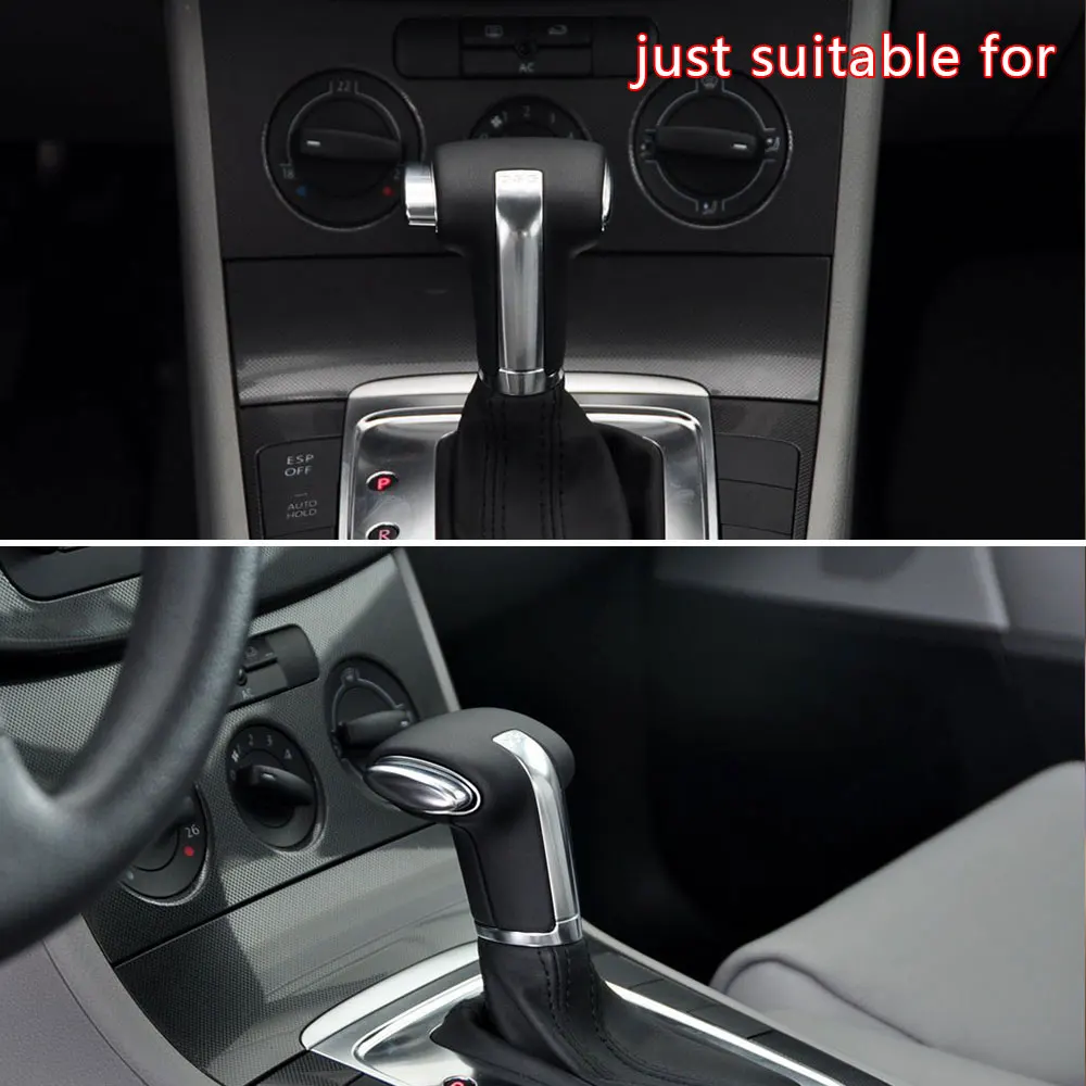 For Volkswagen MAGOTAN 09-11 CC 2010 Accessories Gear Head Covers Interior Styling PU leather Hand-Stitched Shift Knob | Автомобили и