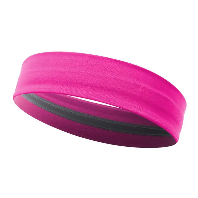 Однотонный хлопок головная повязка для спорта и софтбола Sweatband на голову тюрбан