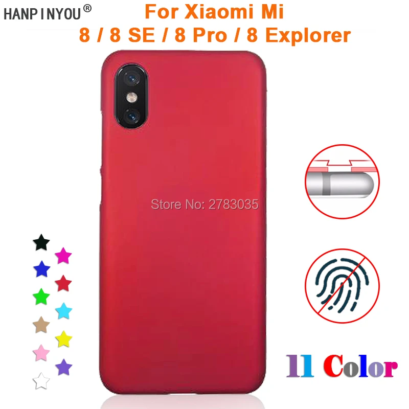 Ультратонкий гладкий матовый чехол из поликарбоната для Xiaomi Mi 8 Mi8 SE Explorer Pro с