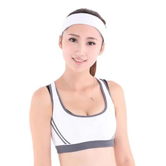 8 цветов спортивный напульсник Йога хлопок стрейч женская головная повязка для