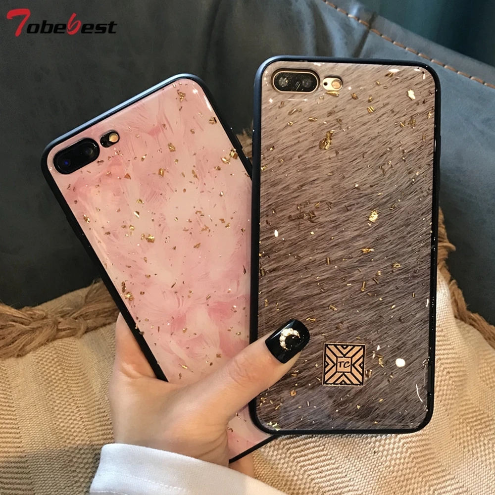 Модный Блестящий чехол из золотой фольги для телефона iPhone X XS Max XR 8 7 6 6s Plus 11 Pro