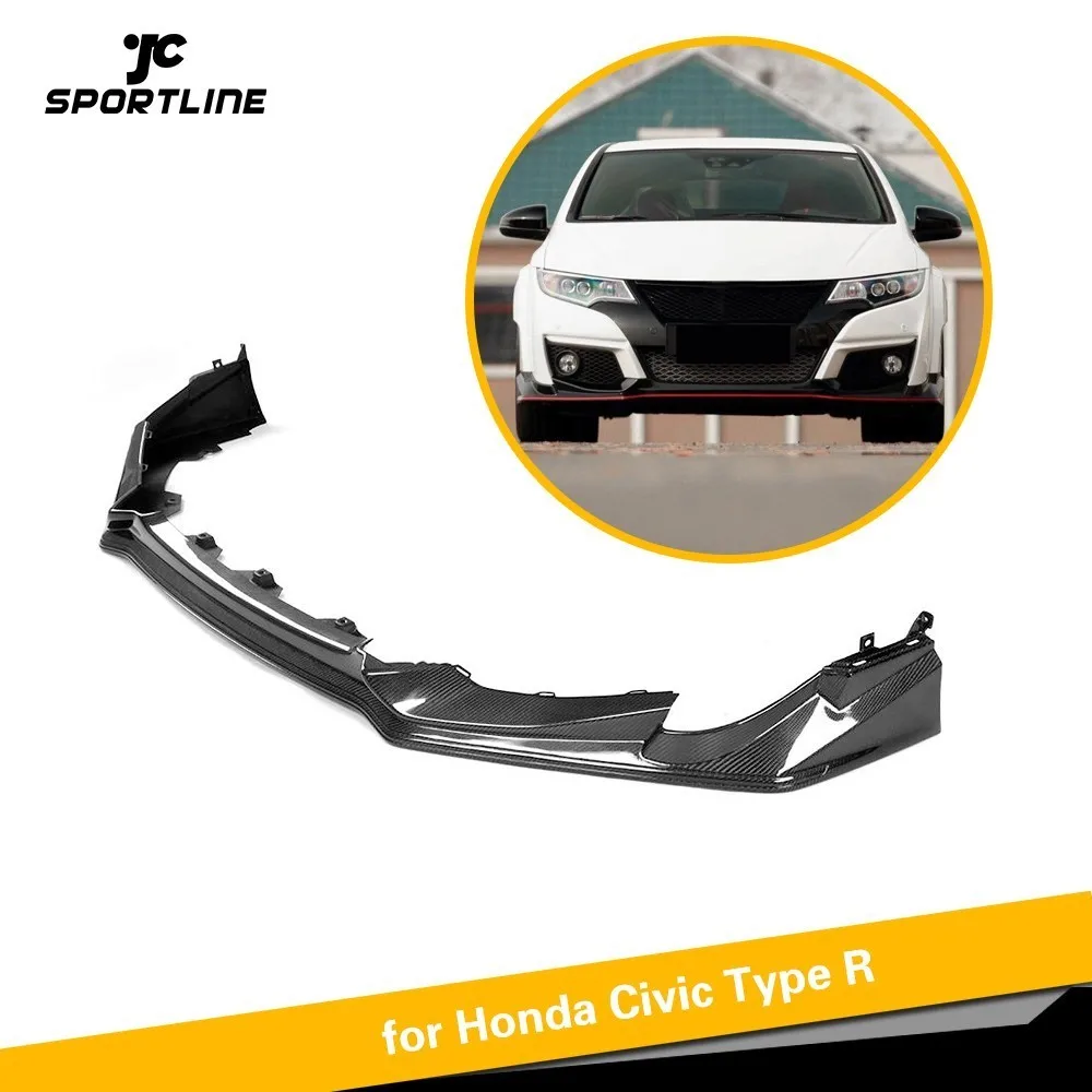 Для Honda Civic Type R 2015 2016 автомобильный передний бампер спойлер фартук разделители