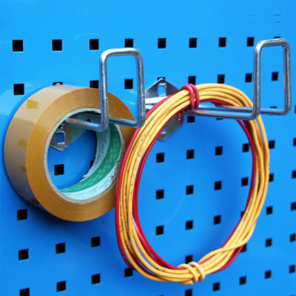 

6PCS Tool Hook Set Round U Shaped Wire Storage Hooks Wall Organizer