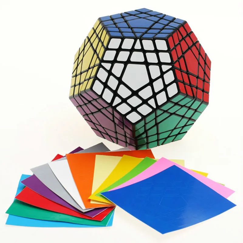 Sheng Shou 5 шагов Fidget Cube 12 Сторон 5x5 Professional Megaminx Dodecahedron Gigaminx скручивающая Головоломка
