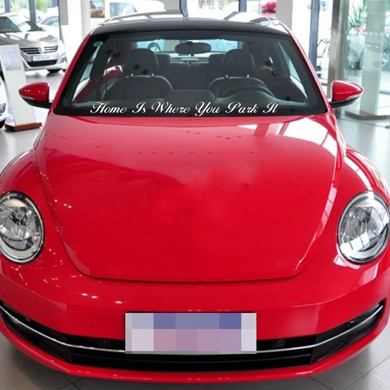 53*4 см дом где вы паркуете фургон с надписью Веселая наклейка на авто стикер