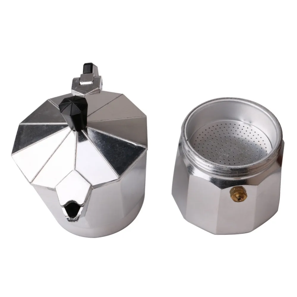 Горячая продажа Moka Эспрессо кофеварка машина/Glantop алюминий 6Cup итальянская Плита