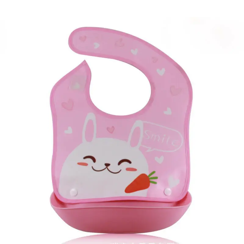 2019 Hot New Infant Baby Girls Boys Silicone Waterproof Bib Washable Roll Up Crumb Catcher Feeding Eating | Детская одежда и обувь