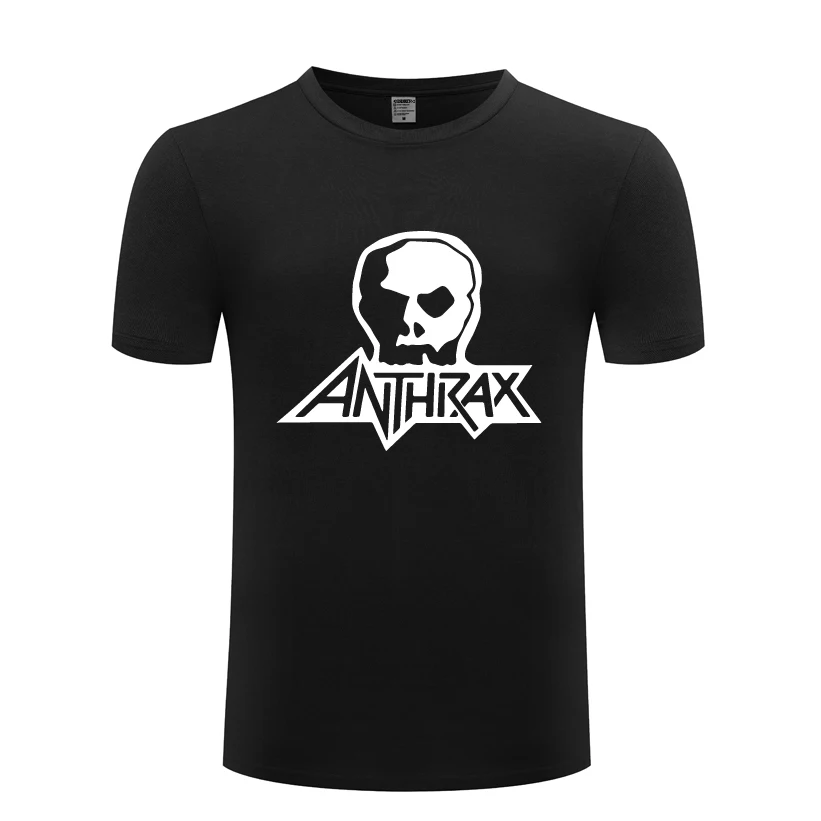 ANTHRAX рок музыки Мужская футболка 2018 Новая одежда для детей с короткими рукавами и