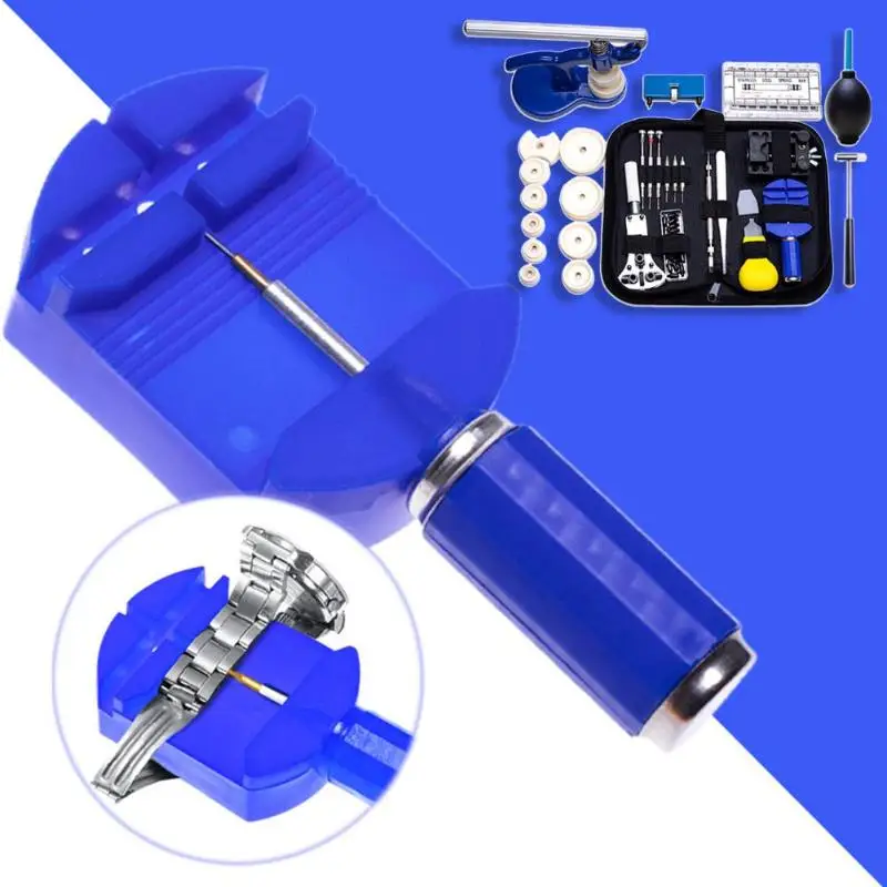 406pcs/set Professional Watch Case Opener Link Pin Remover Repair Tool Kit Set Spring Bar | Наручные часы