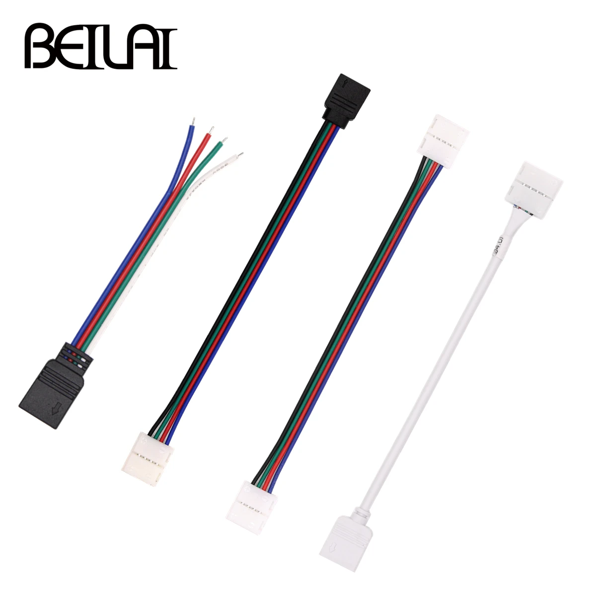 4pin 5pin RGB Светодиодная лента Разъем бесплатная сварка для SMD 5050 Гибкие Огни