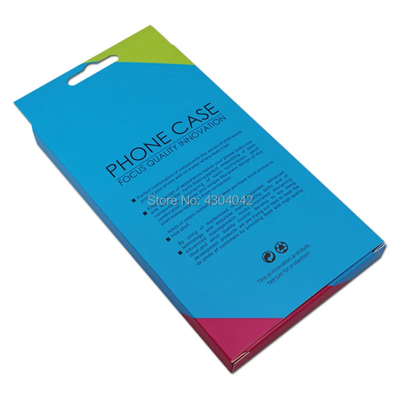 Картонная бумажная коробка 500 шт./лот упаковка для мобильного телефона чехол