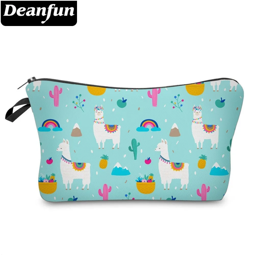 Deanfun Llama косметичка Водонепроницаемая печать Modish кактус сумка для путешествий