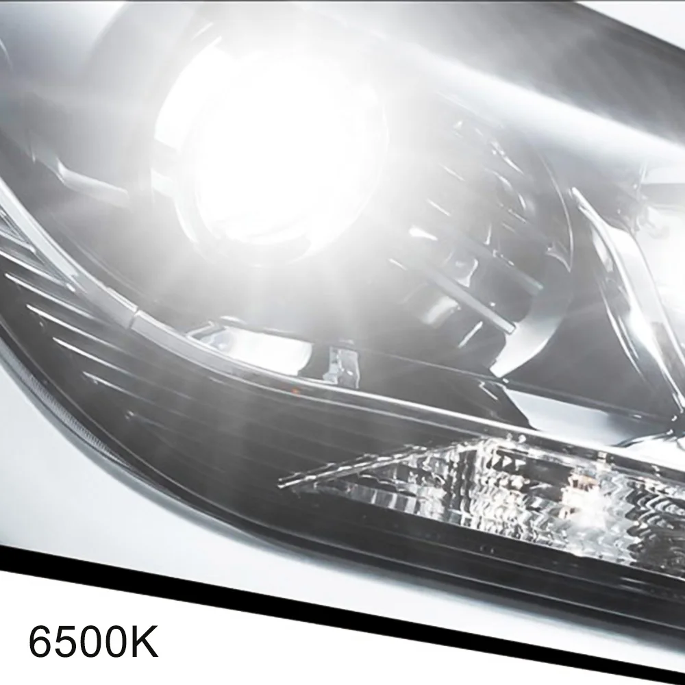 Светодиодные лампы для автомобильных фар ALLOMN 2 шт. 6500 к светодиодный К 9005 лм 36 Вт H1