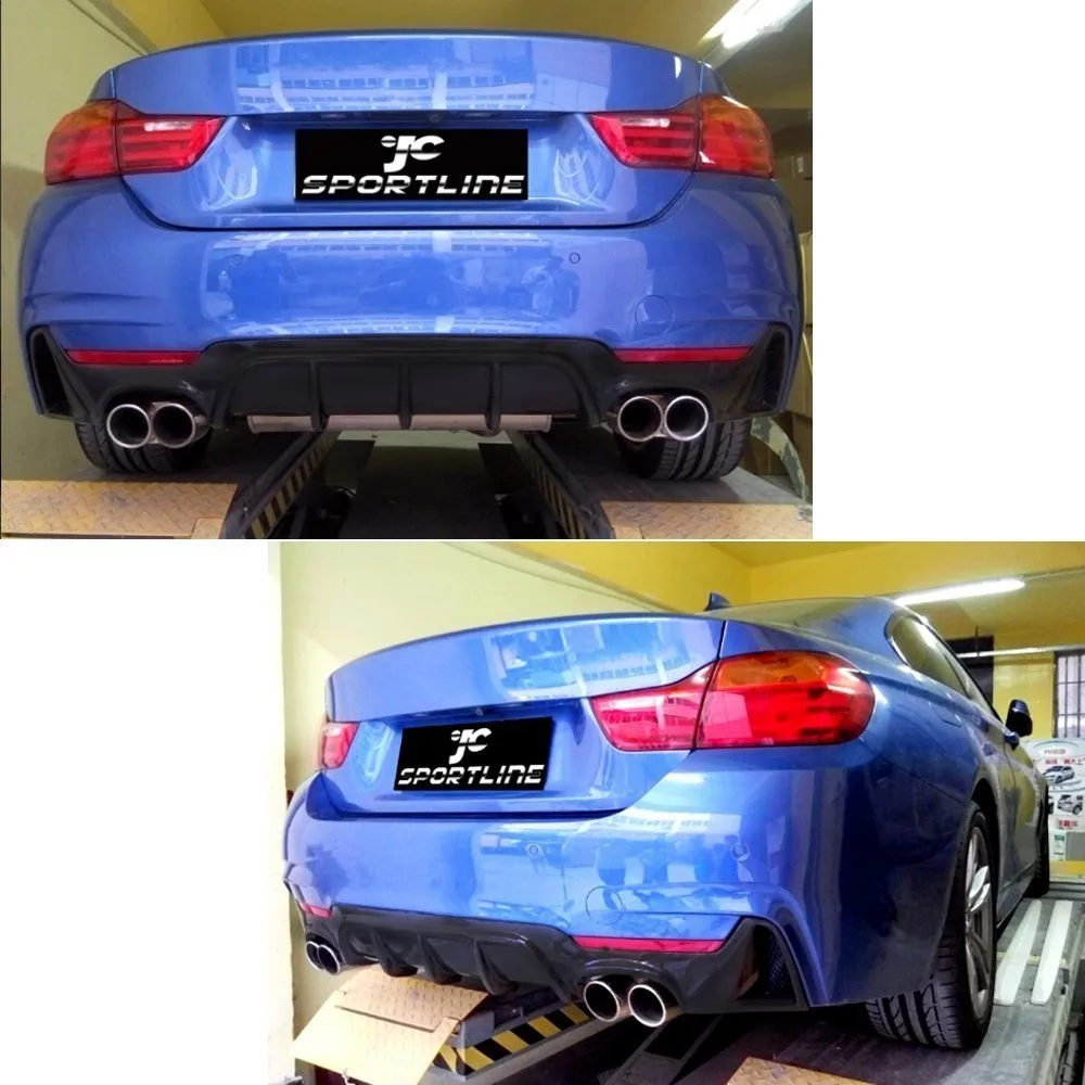 Спойлер для заднего бампера из углеродного волокна/FRP BMW 4 серии F32 F33 F36 M Sport Only 2014