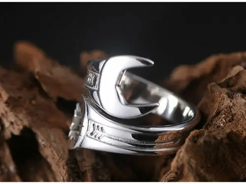 Модное мужское ожерелье прикольный властная Байкер механический ключ кольцо