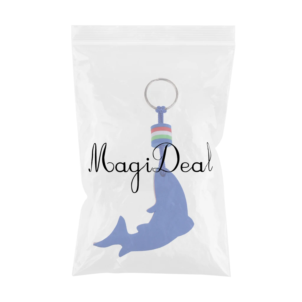 MagiDeal Дельфин Форма Яхтинг Морская Лодка плавучий брелок для ключей спортивные