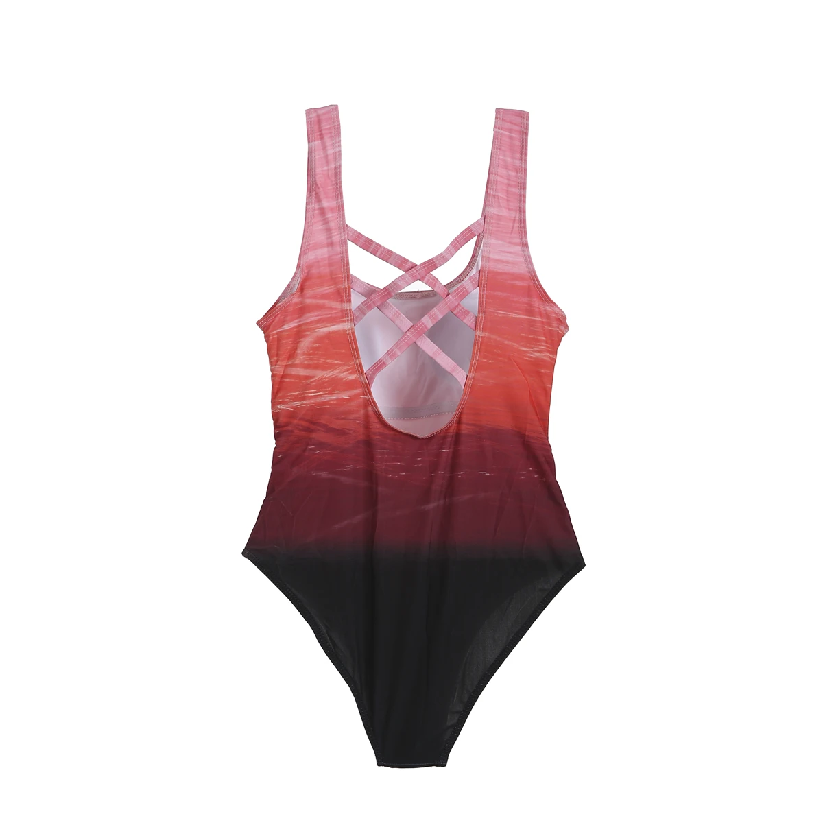 Hirigin 2019 New Women Swimwear One Piece Swimsuit Swimming Costume Padded Monokini Push Up Bra Bikini Gradient Color | Спорт и