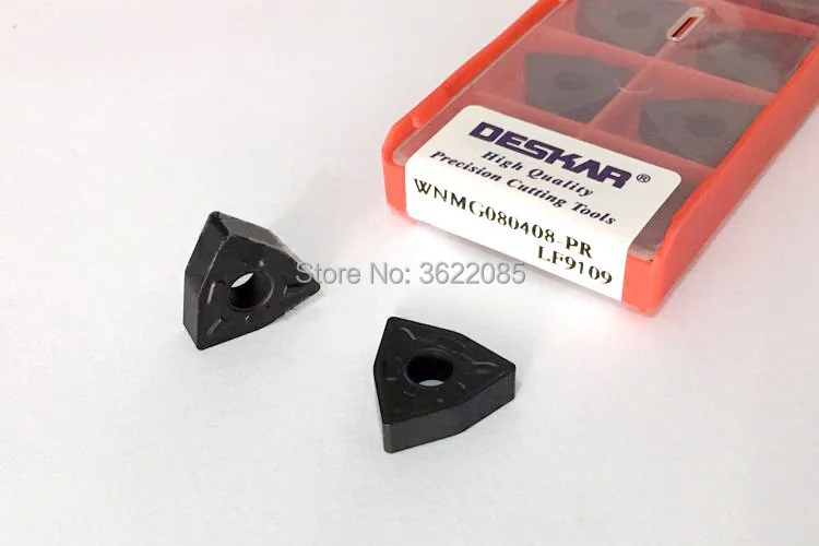 10pcs WNMG080408-PR LF9109 Black Coated Turning Inserts For Steel | Инструменты