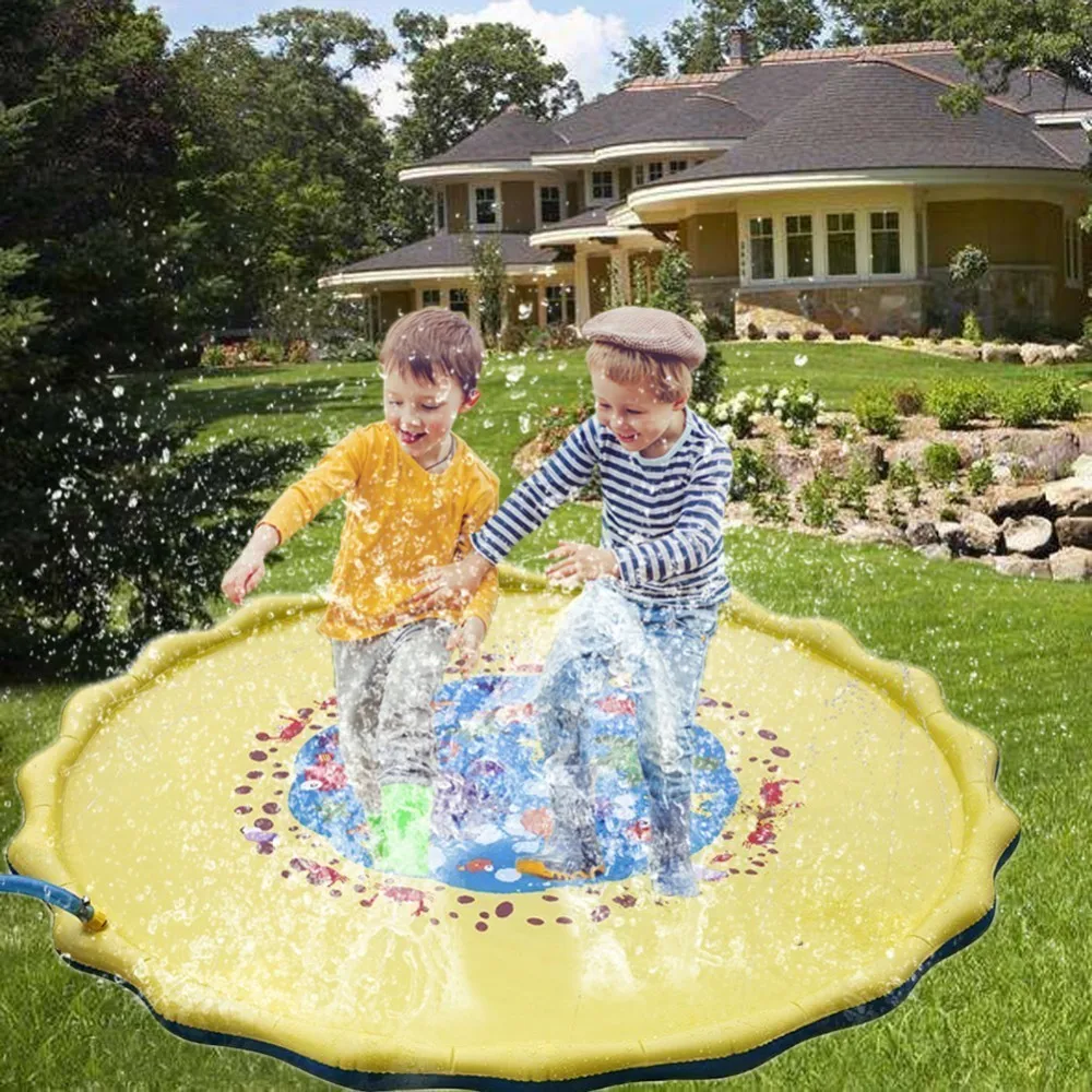 Брызги воды играть в лагерь коврик посыпать и всплеск игровой игрушка для