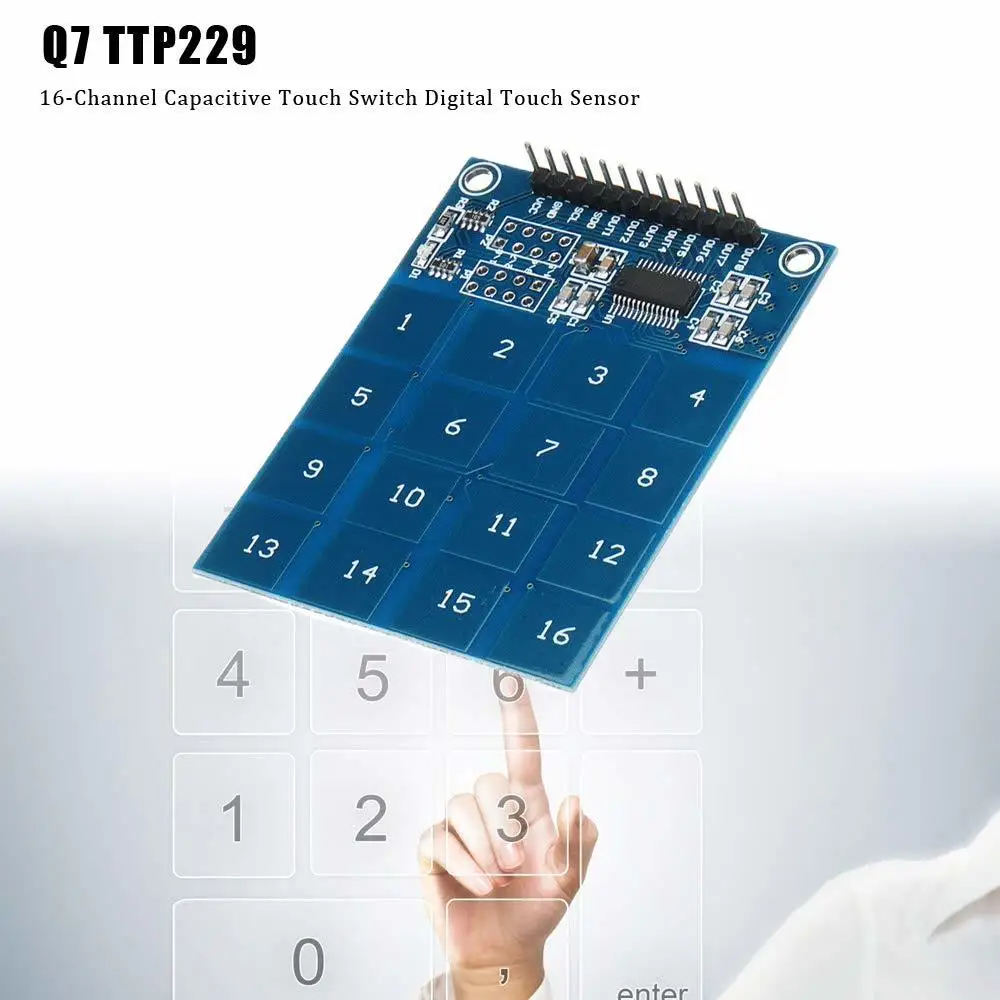 TTP229 16 способ XD 62B аналагово цифровой преобразователь сенсорный выключатель
