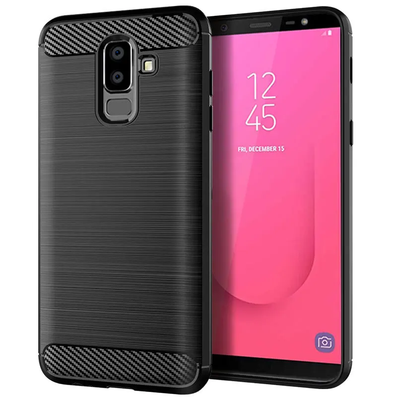

Оптовая продажа, тонкий армированный чехол из углеродного волокна для Samsung Galaxy J4 2018 J6 2018 J3 J5 2017 J7 2017 100 шт.