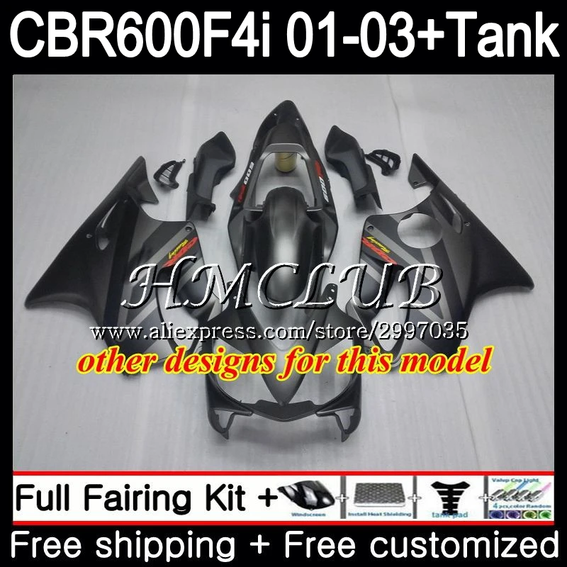 + Бак для HONDA Red silvery CBR 600 F4i CBR600FS CBR600F4i 2001 2002 2003 77h c. 2 600F4i FS CBR600 01 02 03