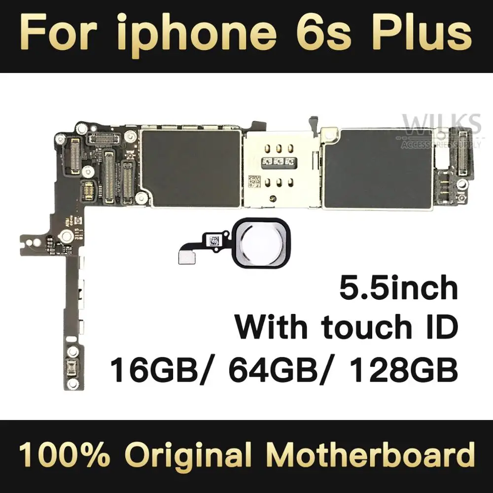 Материнская плата для iPhone 6S Plus 5 дюйма оригинальная Заводская разблокировка