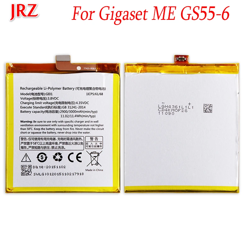 Аккумулятор GI01 3000 мАч для аккумулятора Gigaset ME GS55 6 Batterie Bateria|battery for|3000mah batterybatteries