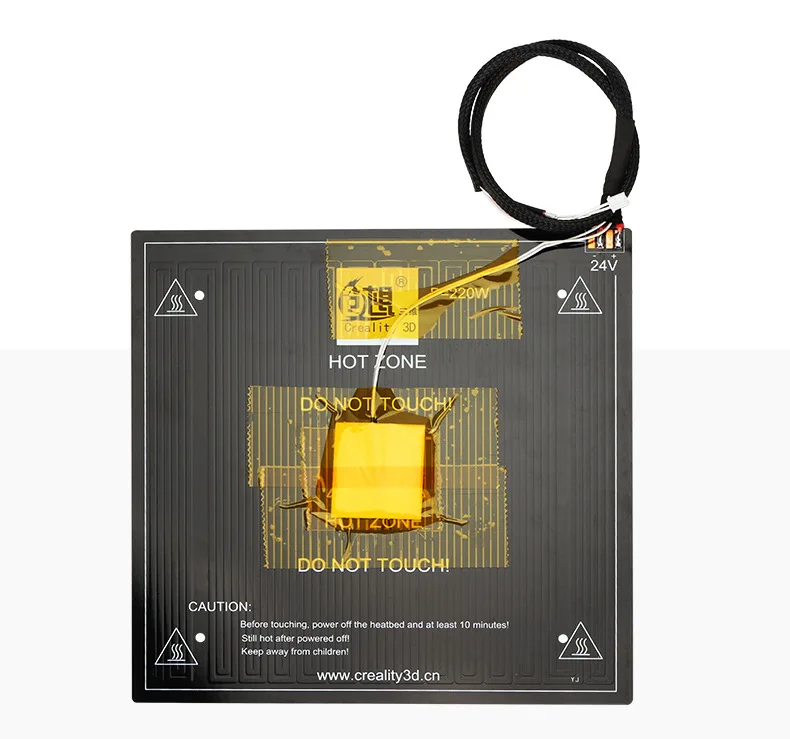 Алюминиевая панель для 3D принтера Creality Ender 3 pro CR20 MK3 24 В 235*235*3 мм|Детали и