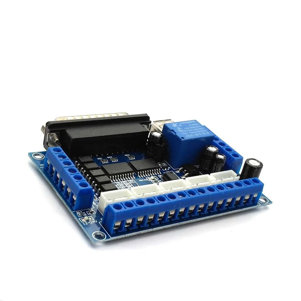 5 осевая CNC плата с USB кабелем для драйвера шагового двигателя MACH3 параллельное