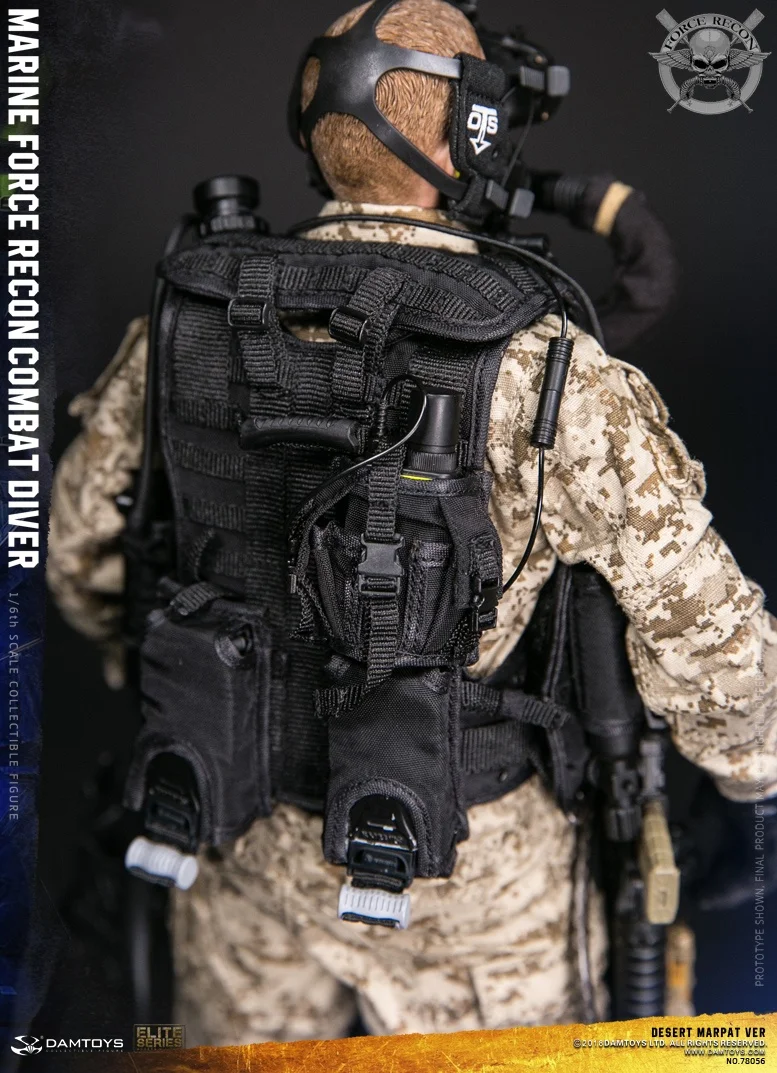 DAMTOYS плотины 1/6 78056 морской пехоты США RECON COMBAT DIVER пустыни MARPAT VER 12 дюймов