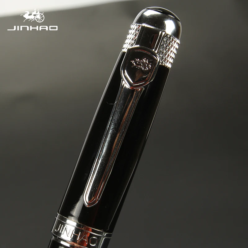 JINHAO 189 fountain pens brand metal pen school office Stationery writing materials business gift with 5pcs ink sac | Канцтовары для