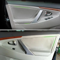 car interior door panel microfiber leather cover trim for toyota camry 2006 2007 2008 2009 2010 2011 2012