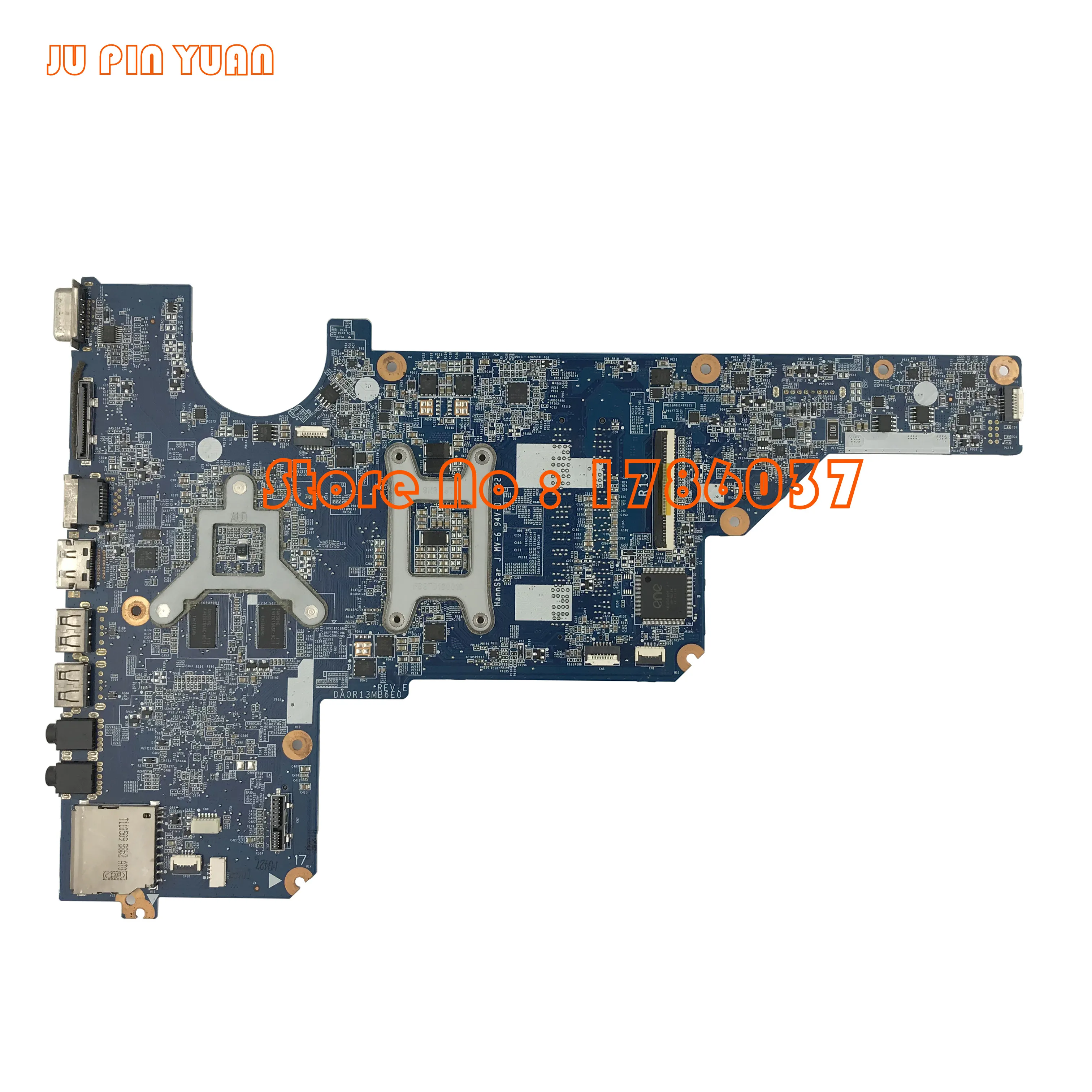 Материнская плата JU PIN YUAN 650199-001 636375-001 DAOR13MB6E1 для HP Pavilion G4 G6 G7 G4-1000 G6-1000 материнская |