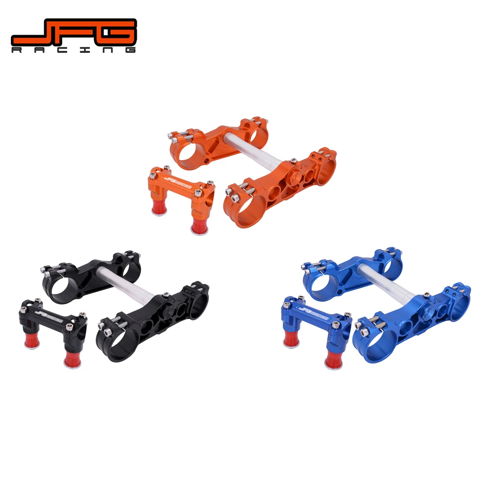 

Motorcycle Triple Tree Clamps Steering Stem And Bar Mount For KTM SX SXF XCF XCW XCFW EXC EXCF 125 150 250 350 450 525 530 13-19