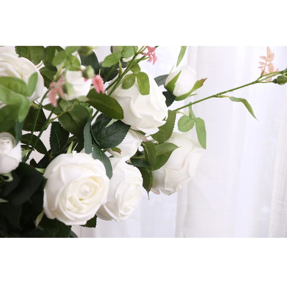 2 головки Моделирование роз искусственный реальные цветы Свадебная вечеринка