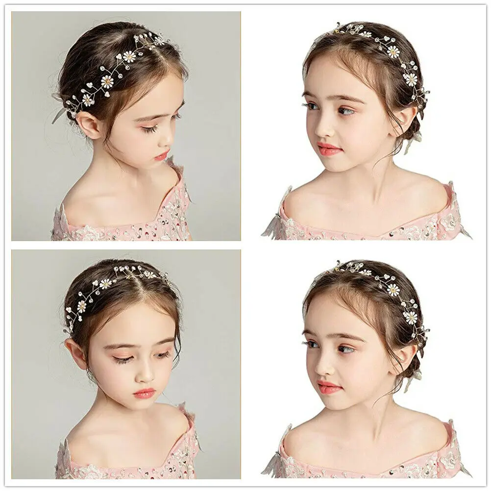 Baby Hairband Crystal Tiara Kid Girl Bridal Rhinestone Princess Crown Party Accessiories Prom Headwear | Детская одежда и обувь