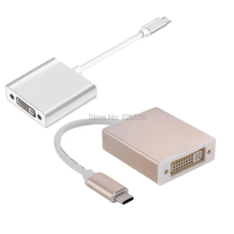 Адаптер переходник с USB 3 1 на DVI 24 5 Pin 1080P для Macbook Pro Chrombook 4K HDTV|Кабели VGA| |
