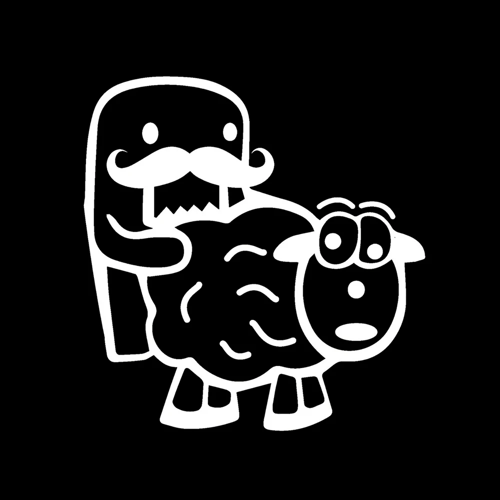 Автомобильные наклейки Domokun овечка любовь сексуальные регулировка Jdm забавная
