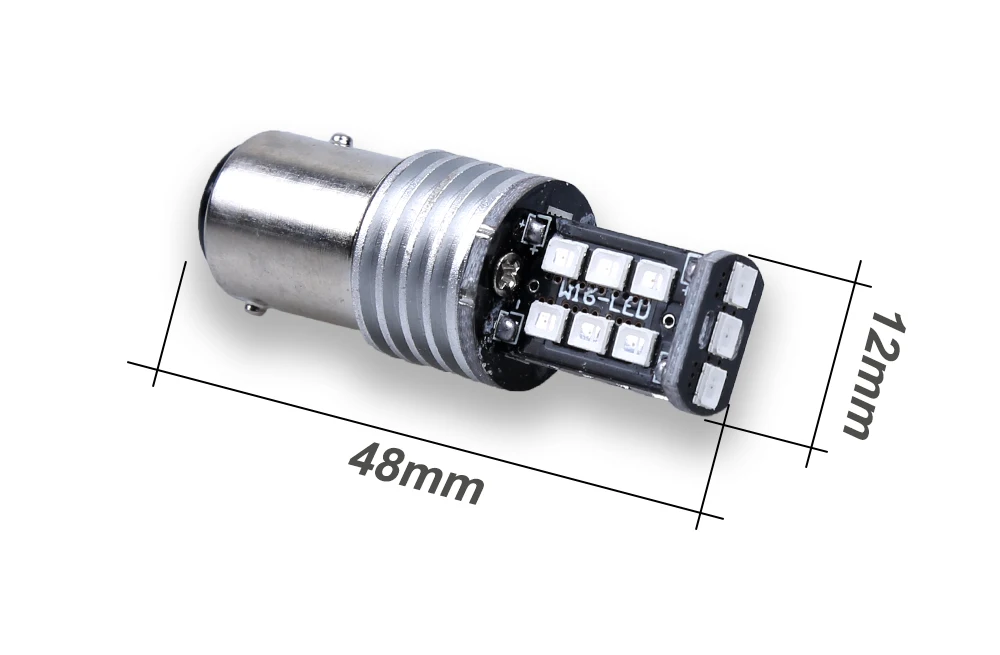 Автомобильные DRL 1157 BAY15D P21/5 Вт 15 SMD 2835 Светодиодный хвостовые лампы поворотные