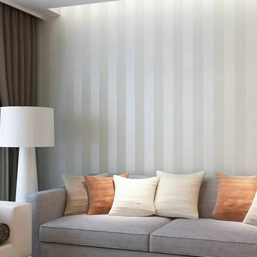 Современные роскошные обои в полоску для гостиной 3d стереоскопические