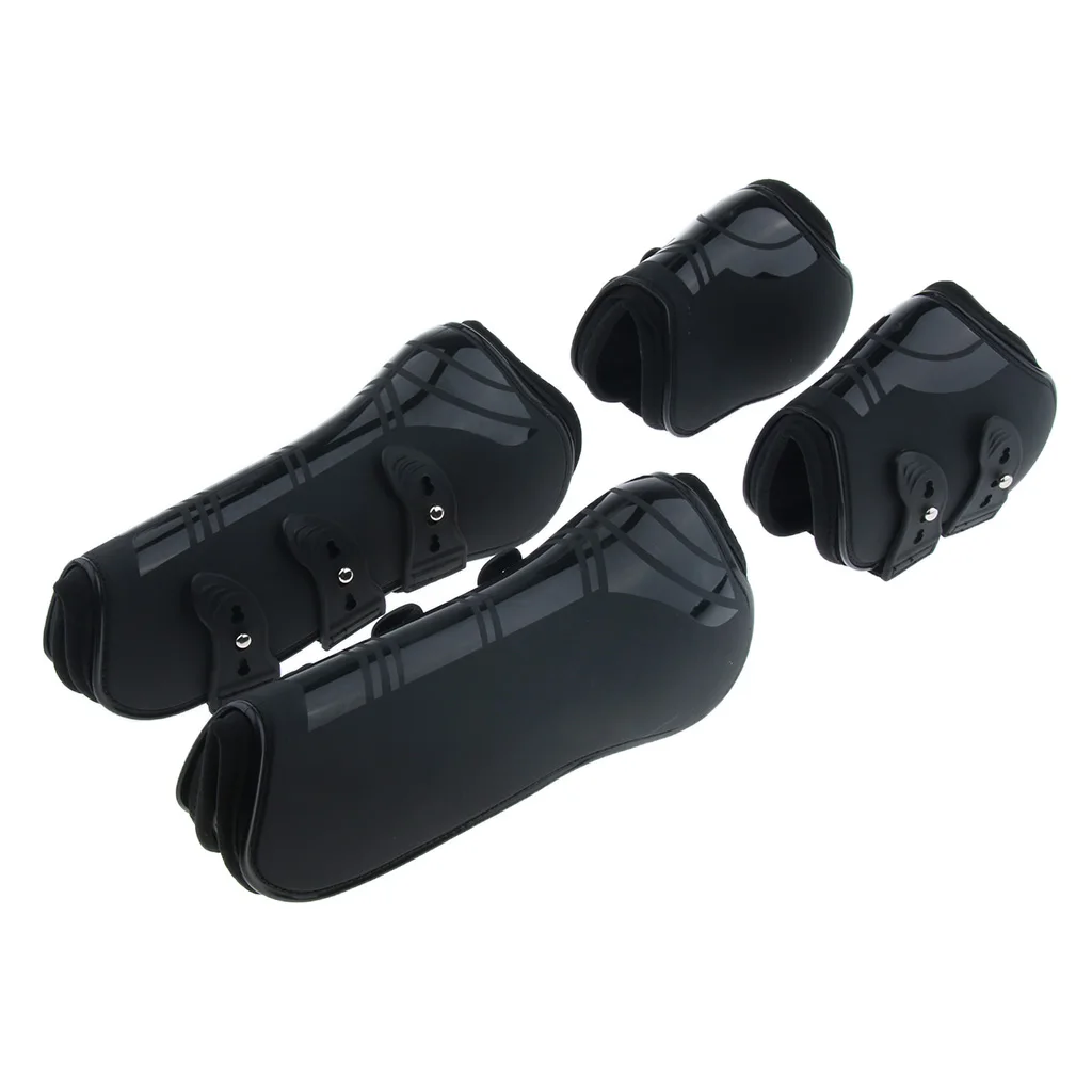 

EQUINE SPORT HORSE JUMPING LEG PROTECTION TENDON AND FETLOCK SUPPORT BOOTS